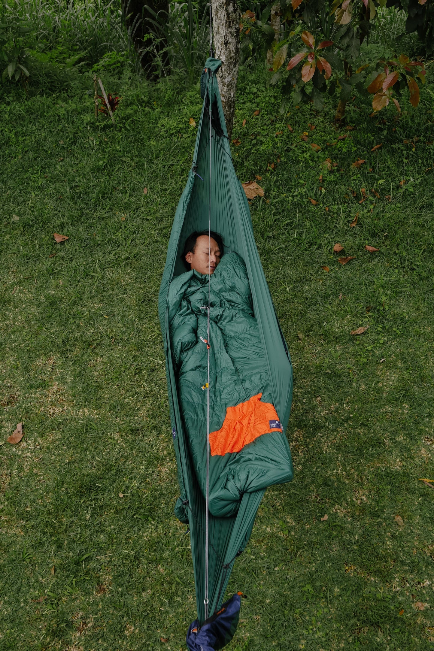 Hammock Blanket in the wood