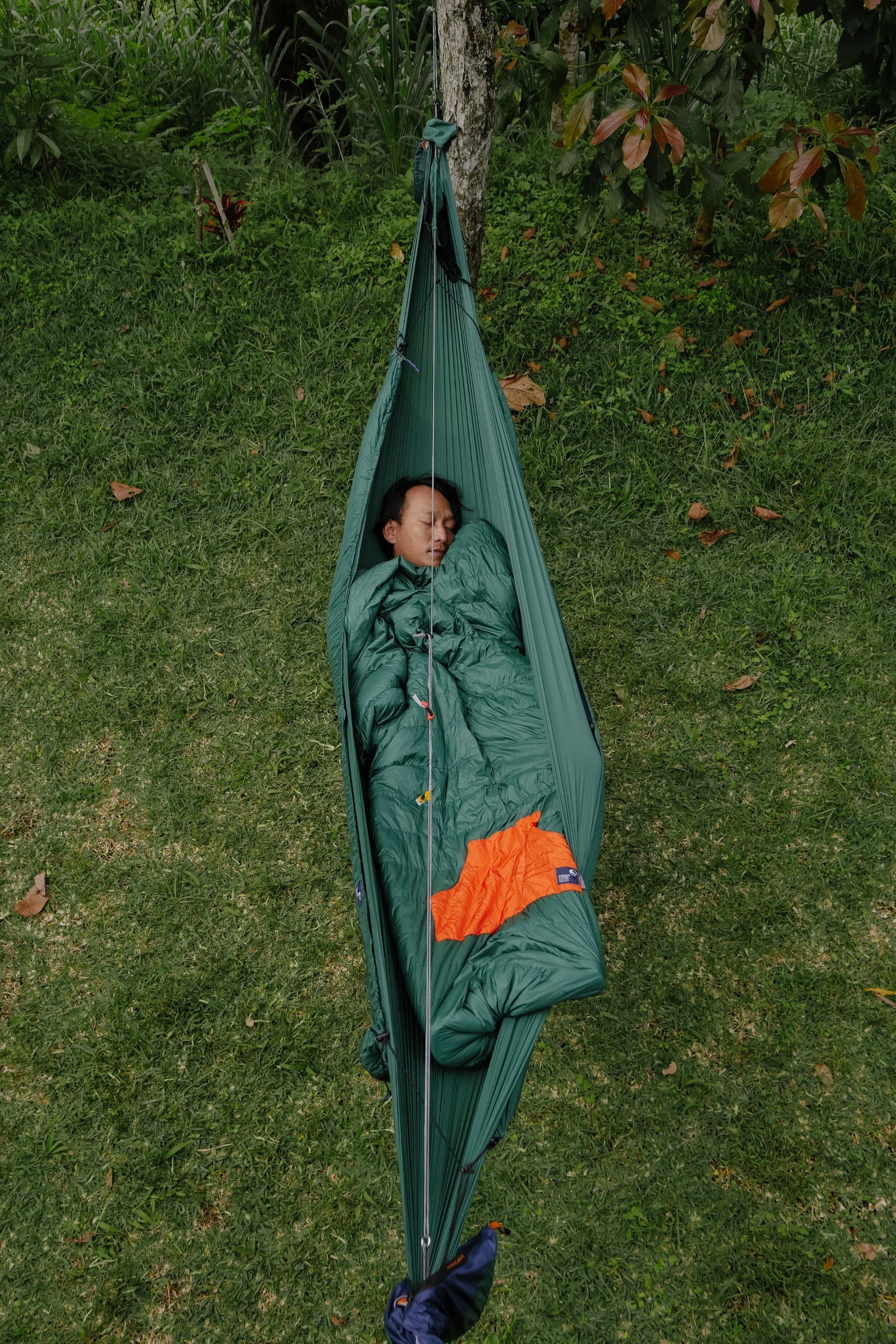 Hammock Blanket in the wood